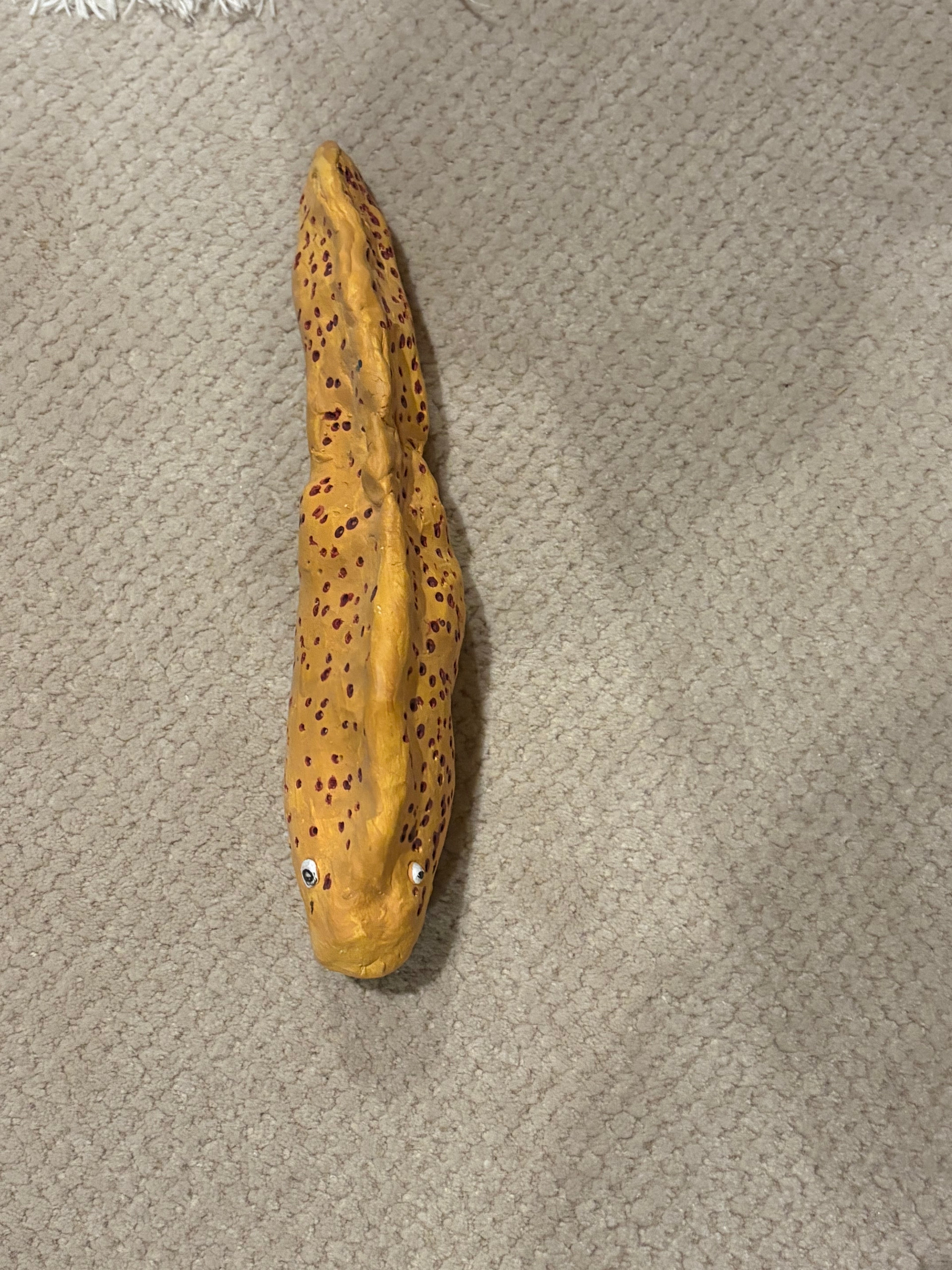 Clay Eel Model