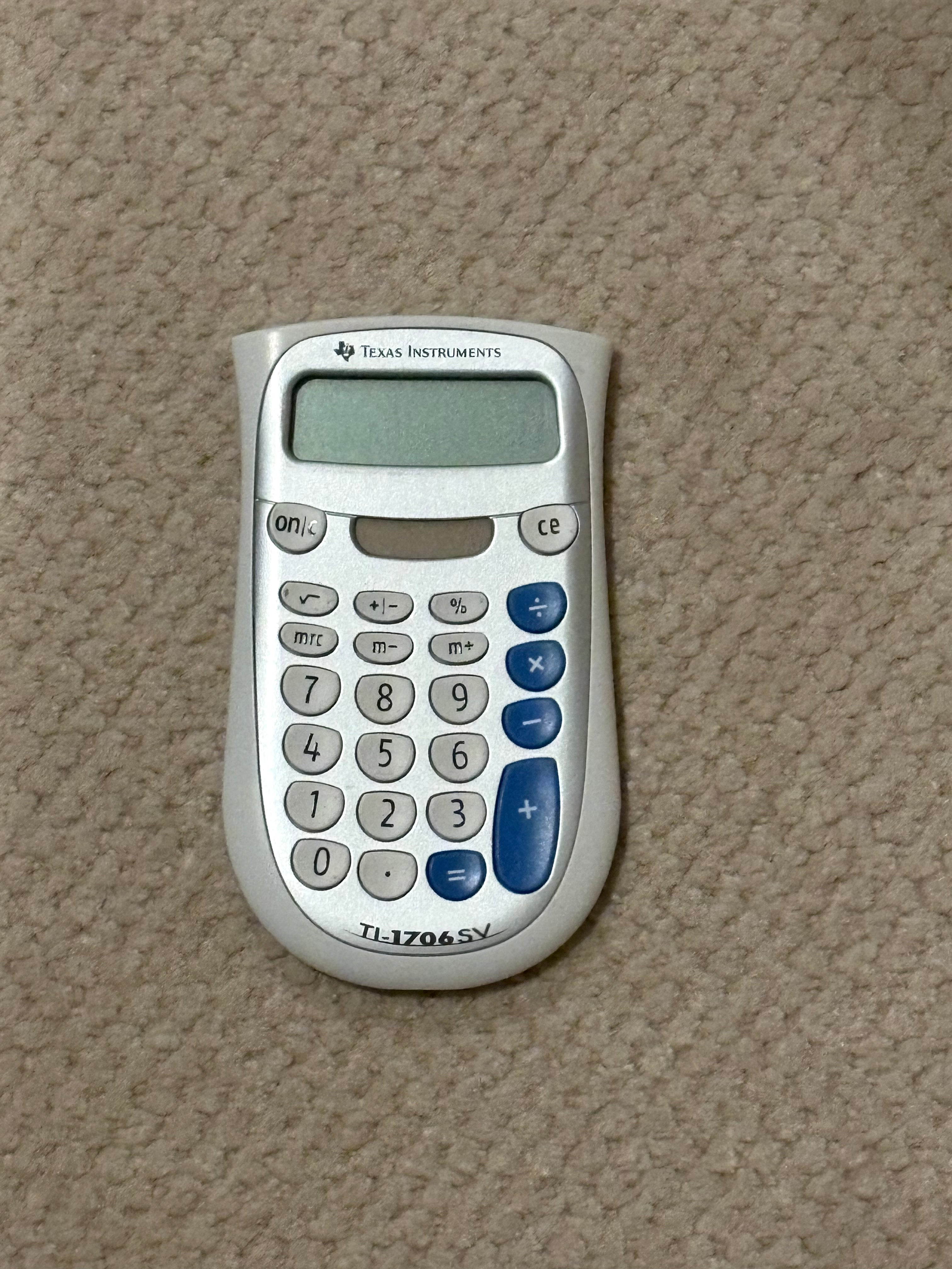 TI-1706SV Handheld Calculator
